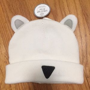 NWT Aerie Polar Bear Light Up Beanie